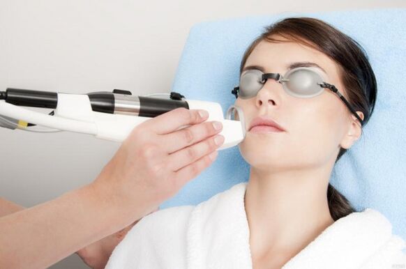 perform a laser skin rejuvenation procedure